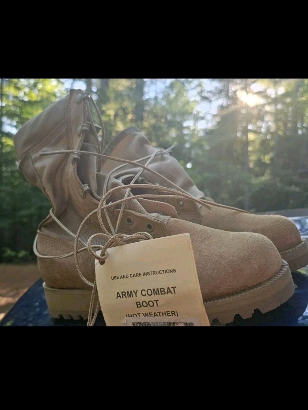 U.S. Army Women's Desert Tan Combat Boots